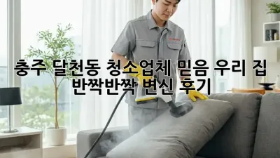 충주 달천동🏠 청소업체 믿음? 우리 집 ✨반짝반짝✨ 변신 후기!